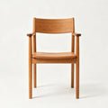 Minimalist Solid Wood Accent Chair