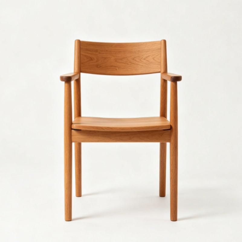 Minimalist Solid Wood Accent Chair