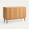 Nordic Minimalist Solid Wood Sideboard Cabinet