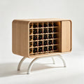 Minimalist Wine Storage Cabinet