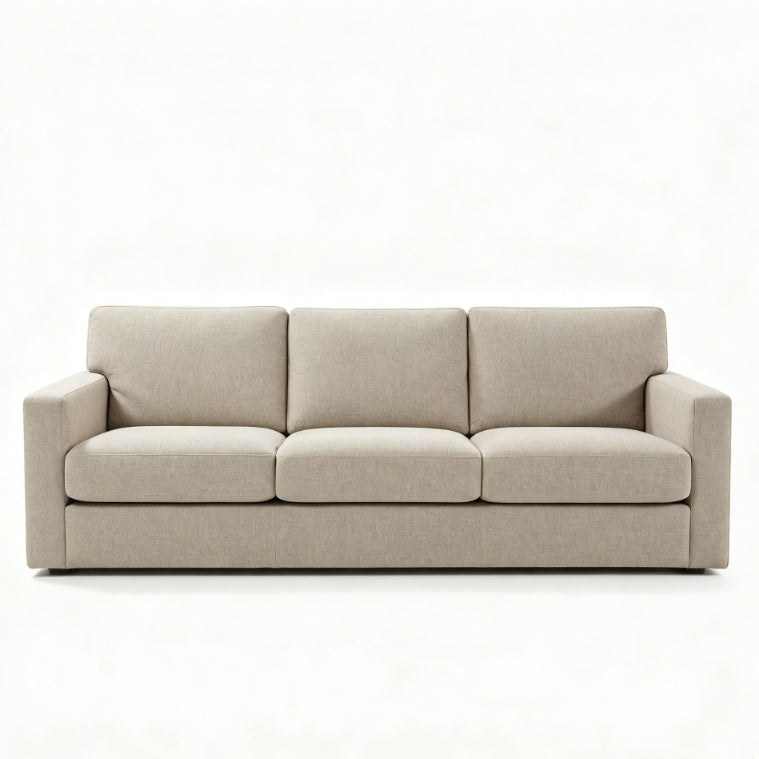 Fabric Minimalist 3-Seater Sofa